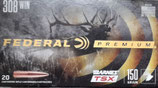 Federal Ammunition .308 Win. Vital-Shok Barnes TSX 9,7g/150grs. VPE: 20 *EWB Pflichtig