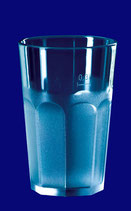 Caipirinha Glas teilgefrostet 0.2l SAN, 0.3l SAN teilgefrostet, glasklar, stapelbar