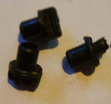 Verschlussstopfen Säure-Batterie Stöpsel schwarz Durchmesser ist 7mm  / Gebraucht