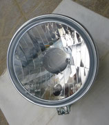 Tittenlampe Scheinwerfer Halogen Klarglas Scheinwerfereinsatz 135mm mit Lampenhalterungen und E-Nr. passend Simson S50, S51, ES150 und Troll Neu