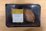 45. Rollbraten mit Käse und Pilzen  2 St.à je ca. 600g/Schale