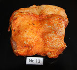13. Pouletschenkelsteak mit Haut gewürzt 150 - 200 g  / Fr. 24.00 statt 26.00 pro Kilo