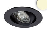 LED Einbauleuchte Slim68 schwarz, 9W, 230V, 3000K, dimmbar