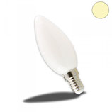 E14 LED Kerze, 2W, milky, warmweiss, dimmbar