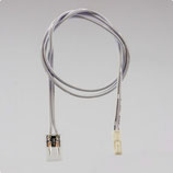 MiniAMP male-Stecker zu Clip Kabelanschluss (max. 3A) für 2-pol. IP20 Stripes mit Breite 8mm