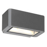 LED Wandleuchte Up&Down, IP54, 4x3W CREE, anthrazit, warmweiss