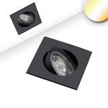 LED Einbauleuchte Sunset Slim68 schwarz, eckig, 9W, 1800-2800K, Dimm-to-warm