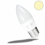 E27 LED Keramik milky Kerze 4,5W, warmweiss