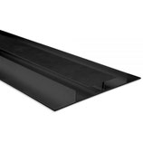 LED Trockenbauleuchte Planar, schwarz eloxiert RAL 9005 200cm