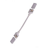 Clip-Verbinder mit Kabel (max. 5A) für 4-pol. IP68 Flexstripes mit Breite 12mm, Pitch-Abstand >8mm