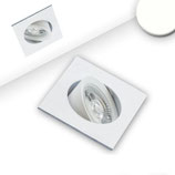 LED Einbauleuchte Slim68 weiss, eckig, 9W, neutralweiss, dimmbar