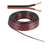 Kabel 25m Rolle 2-polig 0.75mm² H03VH-H YZWL, schwarz/rot, AWG18
