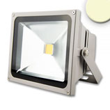 LED Fluter 30W, warmweiss, silber matt, IP65