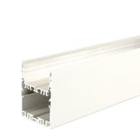 LED Leuchtenprofil LAMP40 Up+Down Aluminium weiss pulverbeschichtet