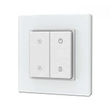 Sys-Pro SingleColor 1 Zonen Aufputz-Tast-Fernbedienung mit 1 Szenenspeicher und Batterie