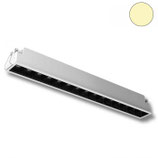 LED Einbauleuchte Raster Line weiss/schwarz , dimmbar, 30W, warmweiss