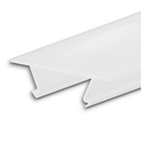 Abdeckung COVER46 weiss/matt 200 cm für Profil CORNER12 BORDERLESS