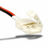 Clip-Kabelanschluss (max. 5A) für 2-pol. IP20 Flexstripes mit Breite 8mm, Pitch-Abstand >12mm