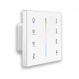 Sys-Pro weissdynamische 4 Zonen Einbau-Touch-Fernbedienung + DMX-Output, weiss, 230V