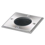 Bodeneinbaustrahler für GU10, quadratisch, IP67, exkl. Leuchtmittel