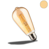 E27 Vintage Line LED ST64 Birne 8W ultrawarmweiß, dimmbar