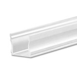 LED Aufbauprofil PURE12 S Aluminium weiss RAL9010, 200cm