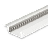 LED Einbauprofil DIVE12 FLAT Aluminium eloxiert, 200cm