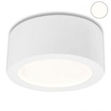 LED Aufbauleuchte LUNA 8W, weiss, indirektes Licht, neutralweiss