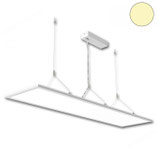 LED Office Hängeleuchte Up+Down, 20+20W, 30x120cm, weiss, UGR<19, 3000K, dimmbar