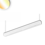 LED Aufbau/Hängeleuchte Linear Raster 40W, anreihbar, weiss, ColorSwitch 3000|3500|4000K