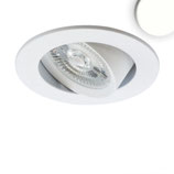 LED Einbauleuchte Slim68 weiss, 9W, 230V, 4000K, dimmbar