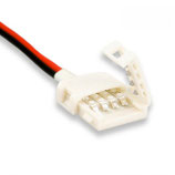 Clip-Kabelanschluss (max. 5A) für 2-pol. IP20 Flexstripes mit Breite 10mm, Pitch-Abstand >12mm