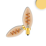 E14 Vintage Line LED Candlebulb, Amber, 4W, 2200K