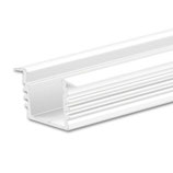 LED Einbauprofil DIVE12 Aluminium weiss RAL 9010, 200cm