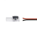 Clip-Kabelanschluss (max. 5A) für 2-pol. IP20 Flexstripes mit Breite 10mm und Pitch-Abstand >7mm