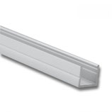 LED Aufbauprofil SURF8 Aluminium eloxiert, 200cm