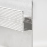 LED Trockenbau-Leuchtenprofil Single Curve, 200cm