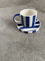 Espresso Stripes / mare blue