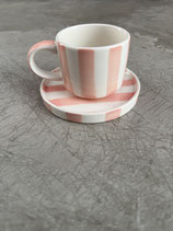 Espresso Stripes / rose