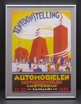 Te koop: originele reproductie RAI affiche 1929 achter glas in een aluminium lijst 30x40 cm.