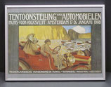 Te koop: originele reproductie RAI affiche 1908 achter glas in een aluminium lijst 30x40 cm.