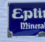 Emailschild Eptinger Mineralwasser