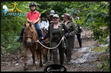 2 Baptêmes (promenades) enfant à poney (25-30 min)