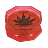 Grinder Acryl "Leaf", 8-eckig, 55mm, 2-tlg