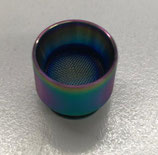 Drip Tip 810 aus Edelstahl mit Spritzschutz-Netz