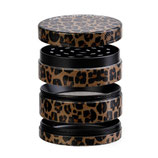 Grinder "Champ High Zebra/Leopard", 50mm, 4-tlg