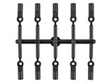 Chappes longues Mugen MTC2 T2804L-B (x10)