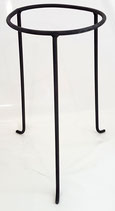 Metallständer klein für Vasen, Öllampen Blumenkränze, Amphoren schwarz Höhe 25 cm obere Innen Ø 11,5 cm