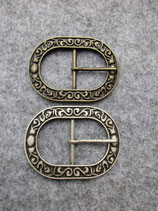 Gutschnalle Ornament oval