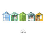 cabines de plage (2) - Cayeux-sur-Mer